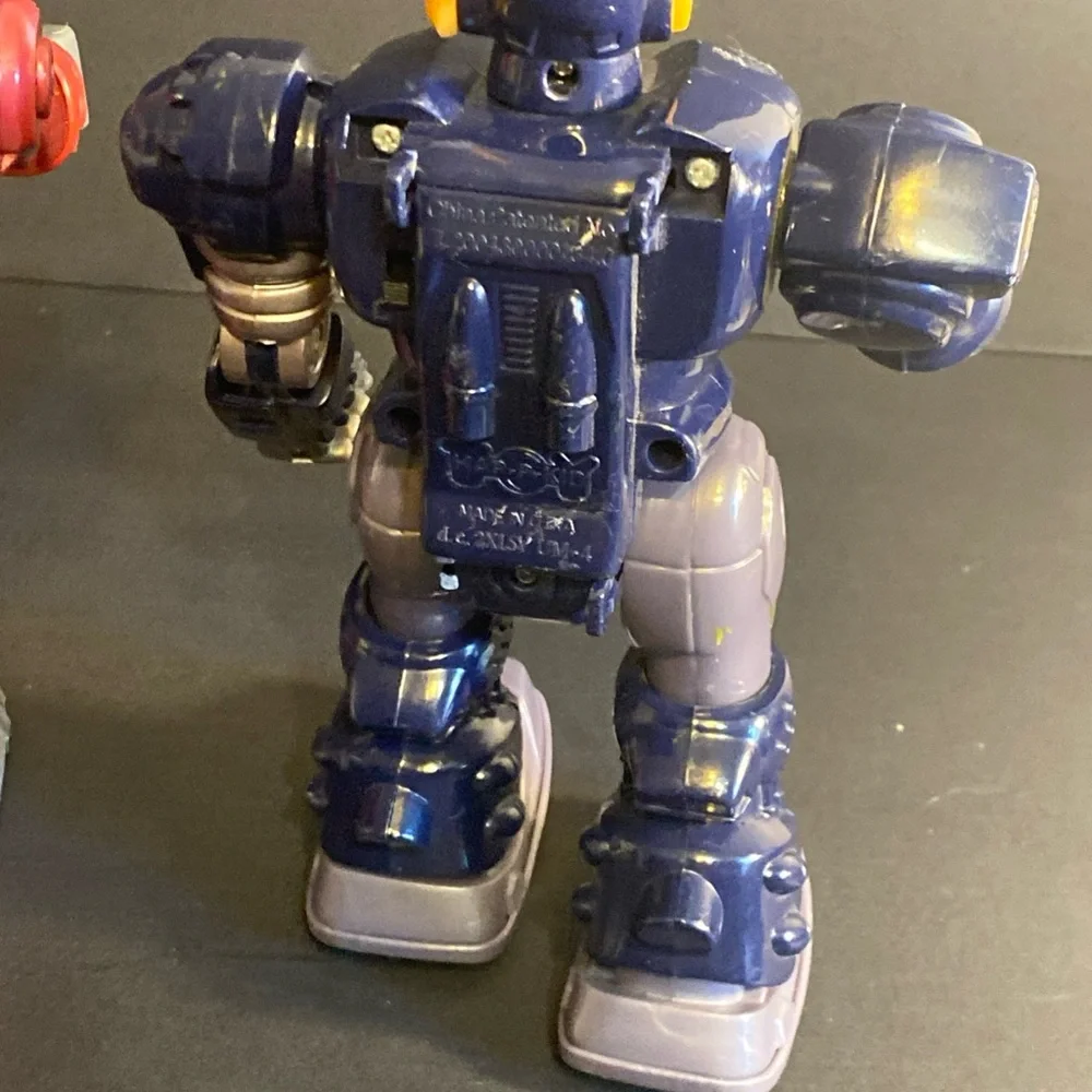 Hap P Kid M.A.R.S Motorized Attack Robots  Set Of 2 Moving Tested Working‎